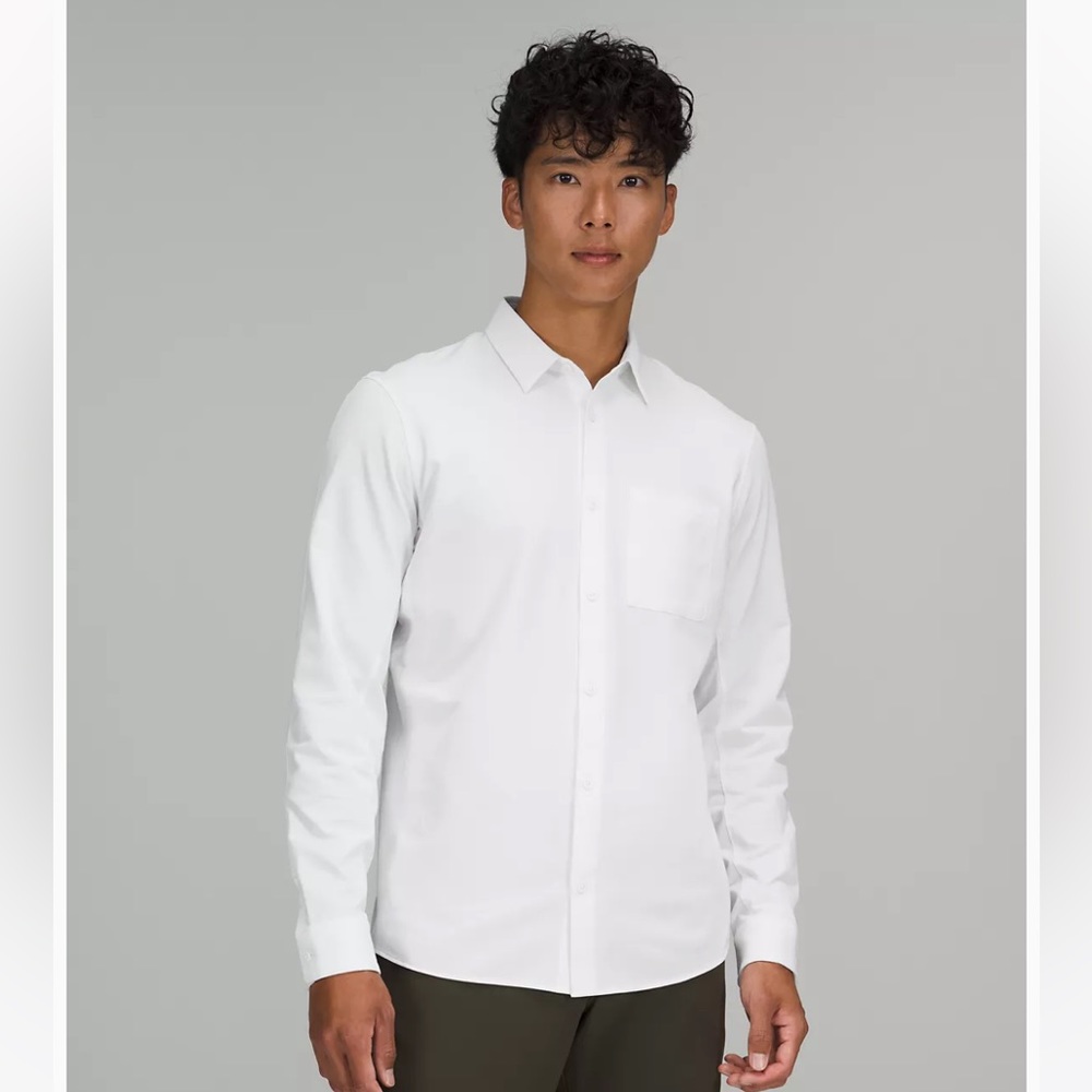 NWT Lululemon Commission LS Shirt in White XL